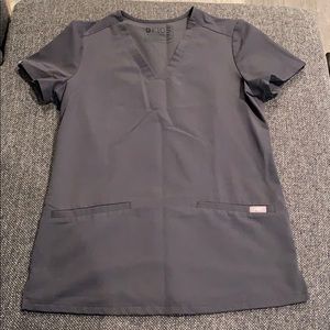 FIGS Casma Scrub Top Charcoal - XXS